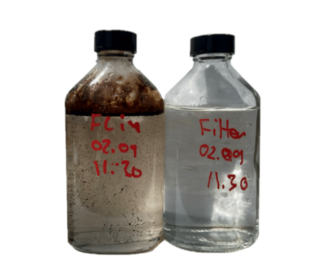 untreated vs treated water